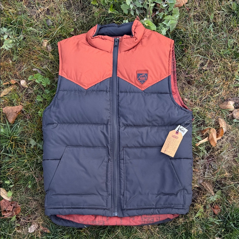 Vans Two-Tone Orange and Blue Vest